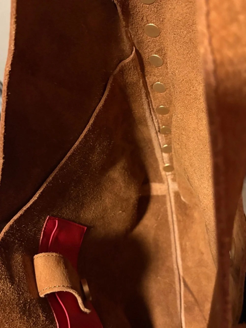 Hammitt Suede Hobo with Gold Hardware